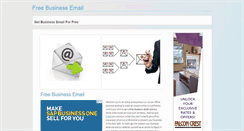 Desktop Screenshot of freebusinessemail.org