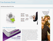 Tablet Screenshot of freebusinessemail.org